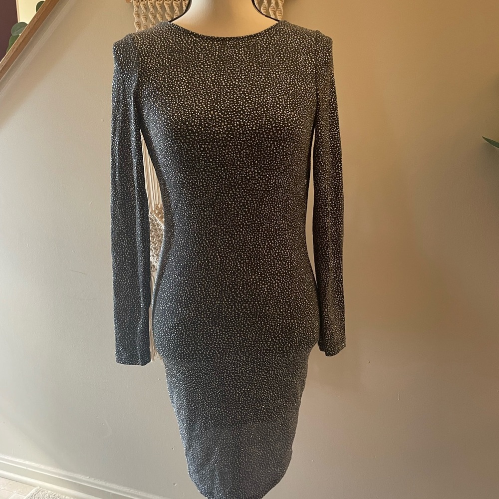 Sparkling Grey Party Dress